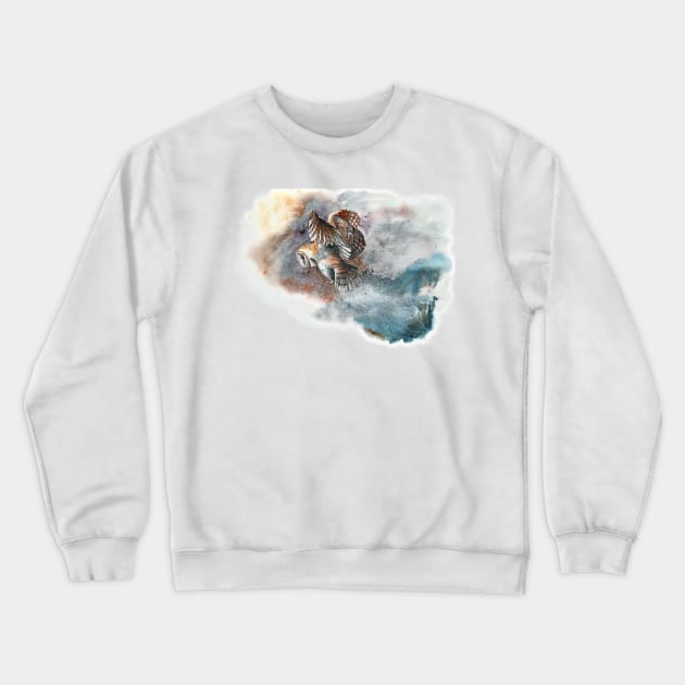 Tempest Crewneck Sweatshirt by Mightyfineart